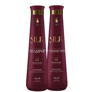 Shampoo + Conditioner Silk Express – Lissage Brésilien Éclat