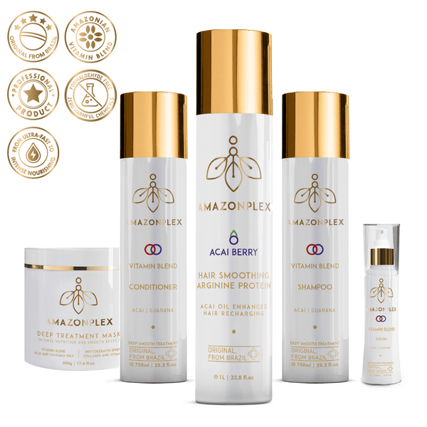 Amazonplex Açai Coffret-Lissage Brésilien + Cheveux Lisses