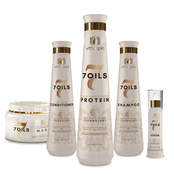 7 Oils Hair Straightening Set–Lissage Brésilien + Brillance